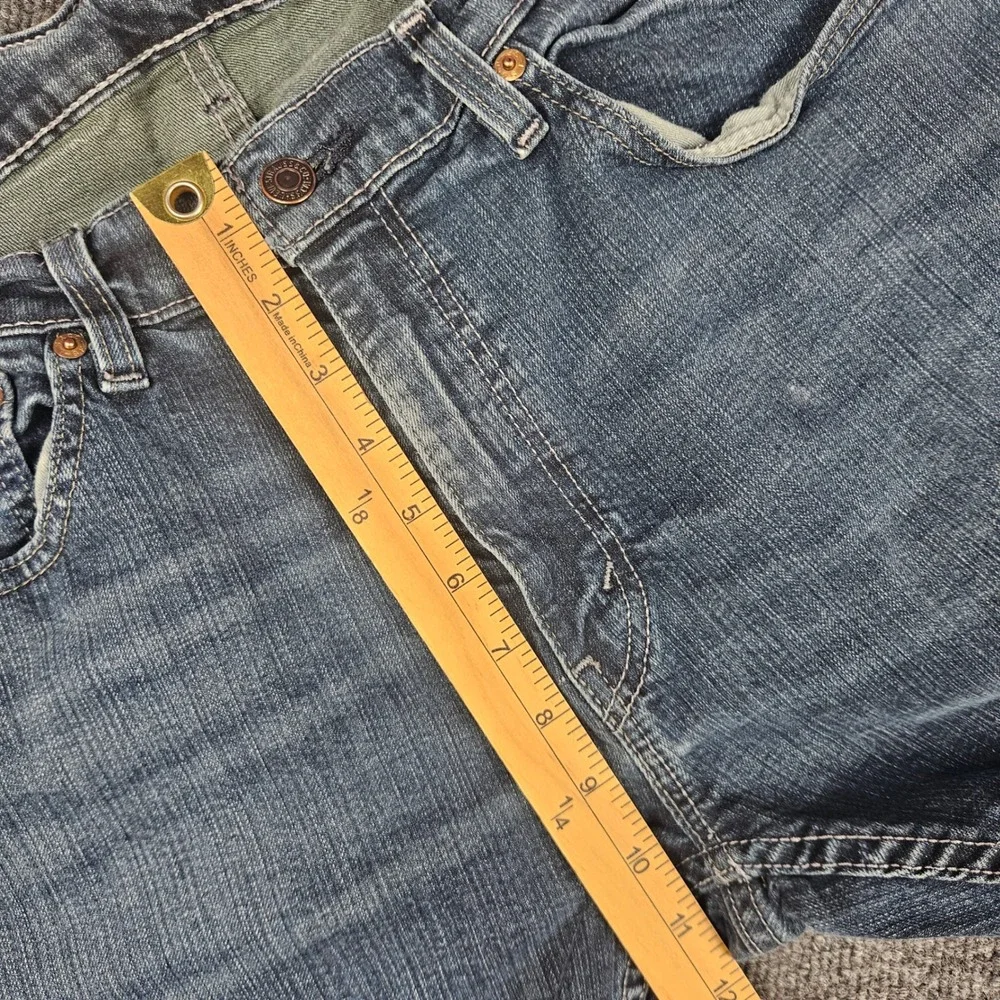 Levis 559 Jeans Mens 34x32 Relaxed Straight Dark Wash Blue Denim Stretch Casual